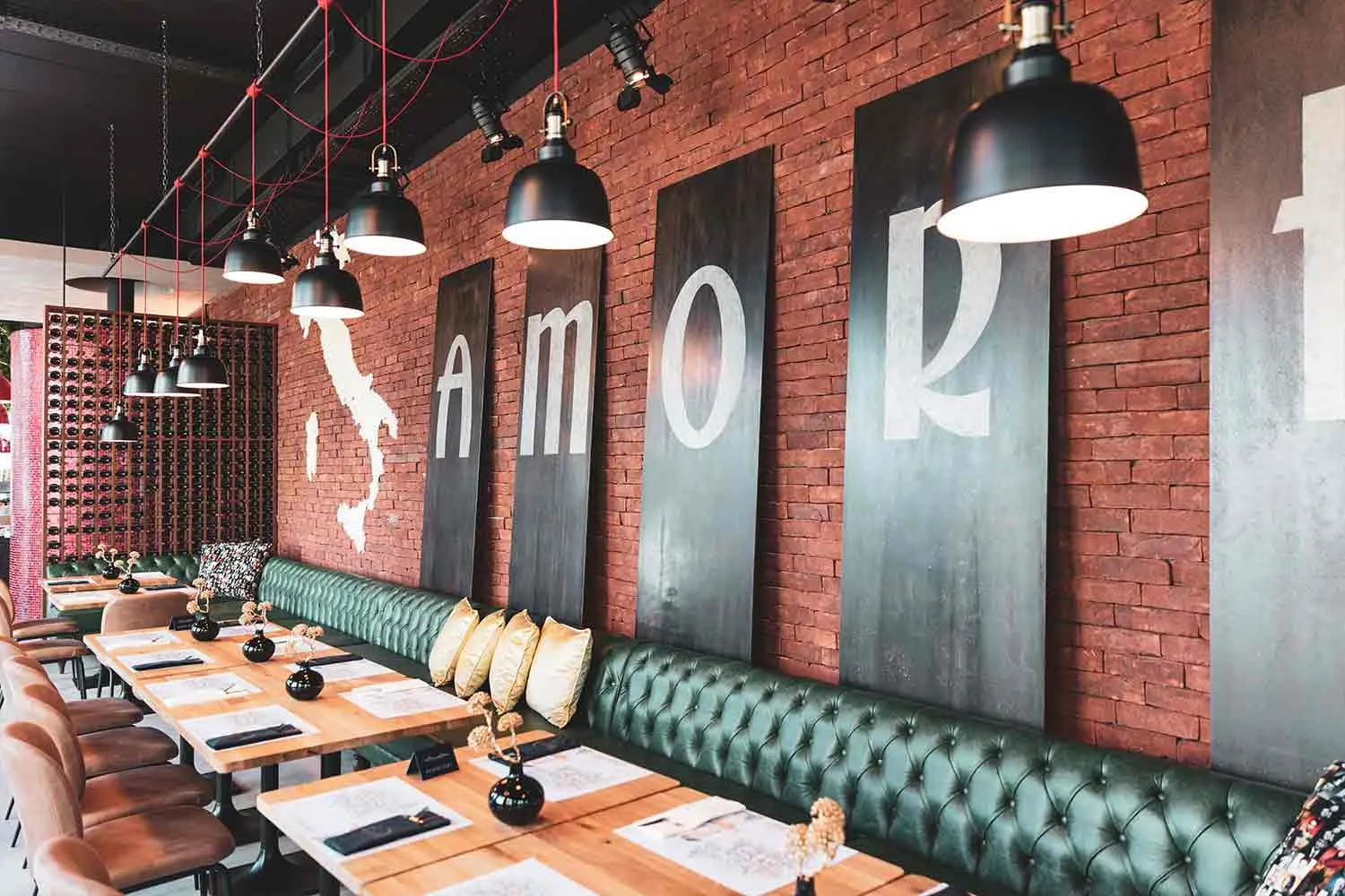 Abendstimmung im Lokal