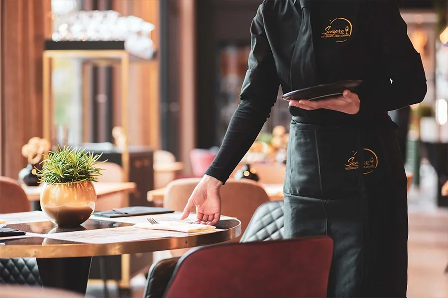 Elegant restaurant interior